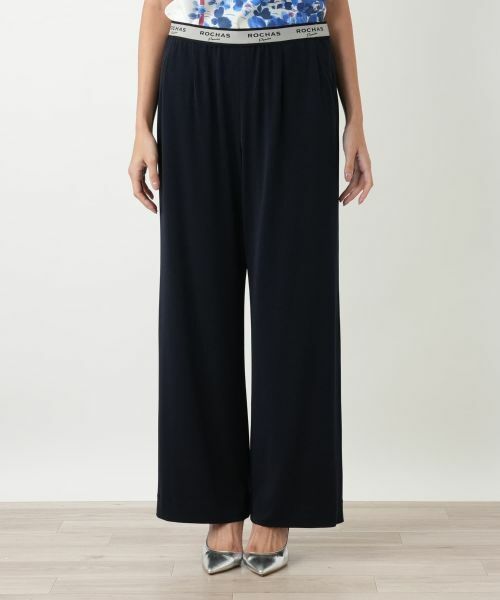 Leilian PLUS HOUSE / レリアンプラスハウス その他パンツ | ストレッチワイドパンツ【ROCHAS Premiere】 | 詳細4