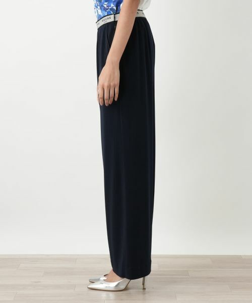 Leilian PLUS HOUSE / レリアンプラスハウス その他パンツ | ストレッチワイドパンツ【ROCHAS Premiere】 | 詳細5