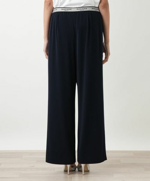 Leilian PLUS HOUSE / レリアンプラスハウス その他パンツ | ストレッチワイドパンツ【ROCHAS Premiere】 | 詳細6