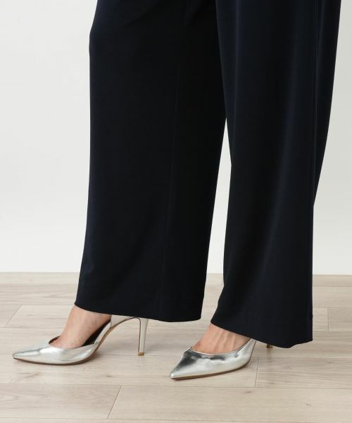 Leilian PLUS HOUSE / レリアンプラスハウス その他パンツ | ストレッチワイドパンツ【ROCHAS Premiere】 | 詳細9