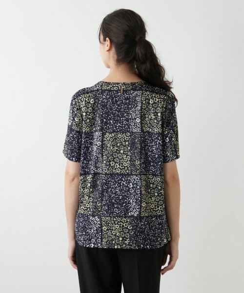 Leilian PLUS HOUSE / レリアンプラスハウス カットソー | フラワープリントカットソー【ROCHAS Premiere】 | 詳細6