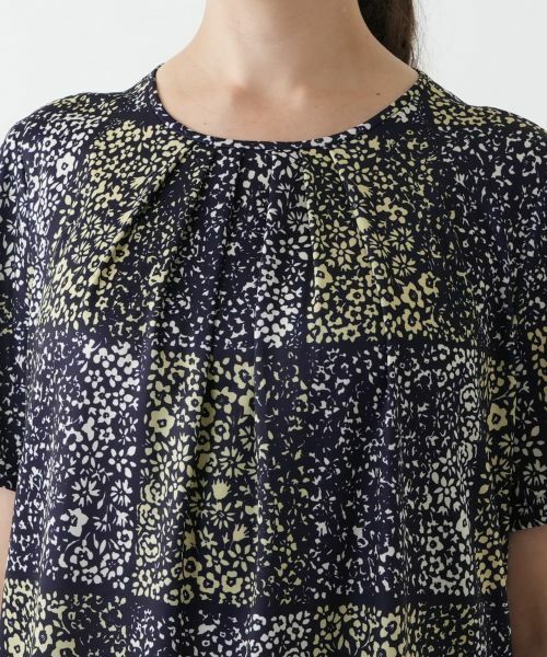 Leilian PLUS HOUSE / レリアンプラスハウス カットソー | フラワープリントカットソー【ROCHAS Premiere】 | 詳細7