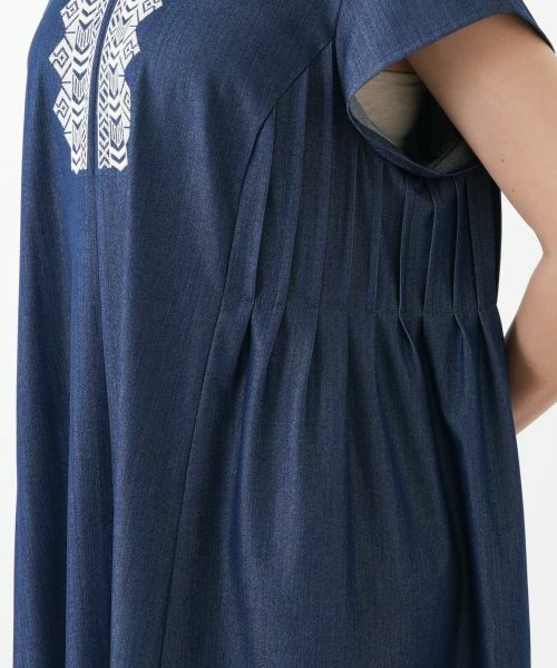 Leilian PLUS HOUSE / レリアンプラスハウス ドレス | 刺繍フレアワンピース【プラス企画】 | 詳細14