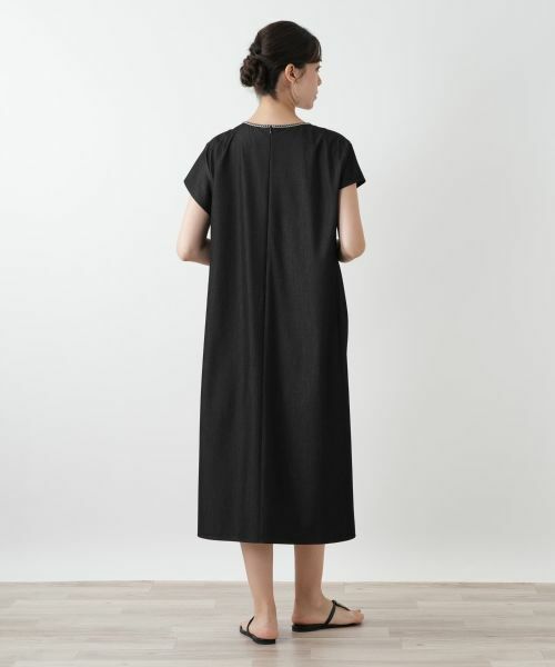 Leilian PLUS HOUSE / レリアンプラスハウス ドレス | 刺繍フレアワンピース【プラス企画】 | 詳細3