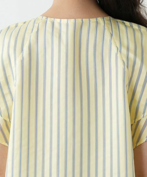 Leilian PLUS HOUSE / レリアンプラスハウス シャツ・ブラウス | 袖ティアードストライプブラウス【プラス企画】 | 詳細14