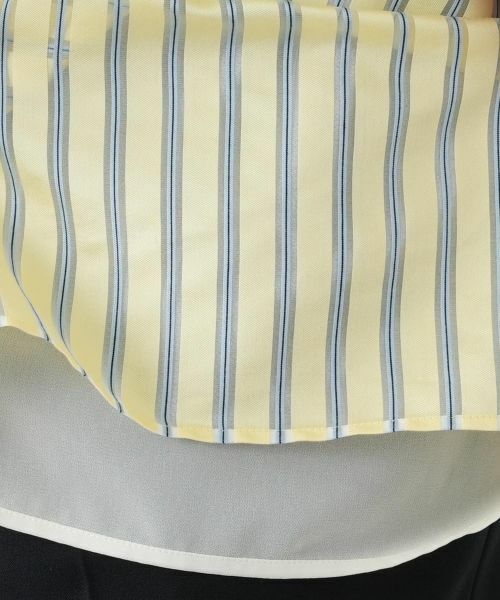 Leilian PLUS HOUSE / レリアンプラスハウス シャツ・ブラウス | 袖ティアードストライプブラウス【プラス企画】 | 詳細18