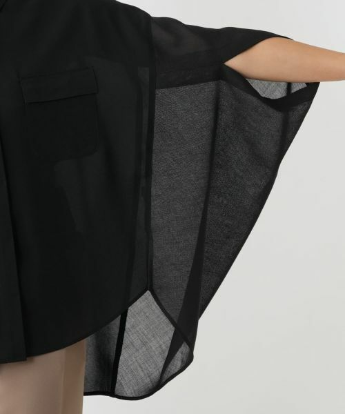 Leilian PLUS HOUSE / レリアンプラスハウス シャツ・ブラウス | ポンチョ風ブラウス | 詳細10