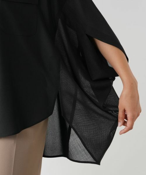 Leilian PLUS HOUSE / レリアンプラスハウス シャツ・ブラウス | ポンチョ風ブラウス | 詳細12