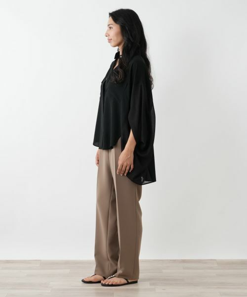 Leilian PLUS HOUSE / レリアンプラスハウス シャツ・ブラウス | ポンチョ風ブラウス | 詳細2