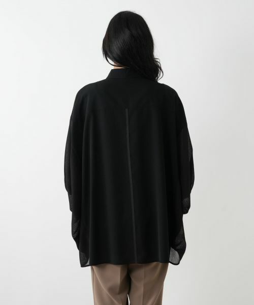 Leilian PLUS HOUSE / レリアンプラスハウス シャツ・ブラウス | ポンチョ風ブラウス | 詳細6
