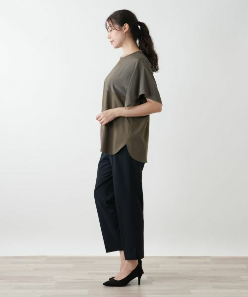 Leilian PLUS HOUSE / レリアンプラスハウス カットソー | 切替スリーブカットソー【プラス企画】 | 詳細5