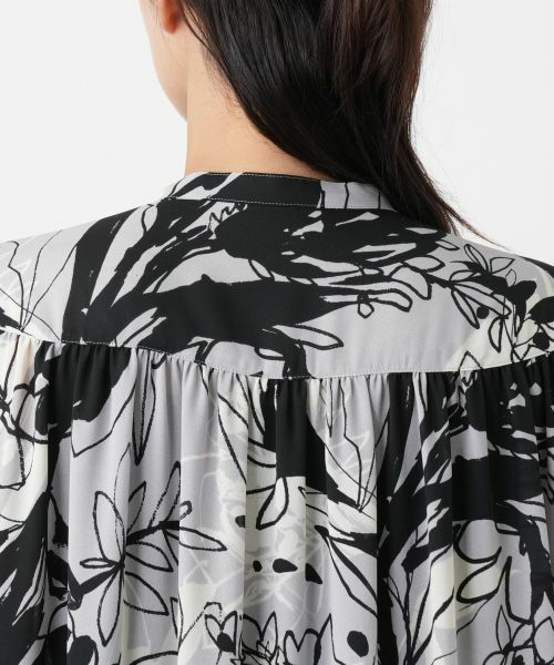 Leilian PLUS HOUSE / レリアンプラスハウス シャツ・ブラウス | プリントロングチュニックブラウス | 詳細11