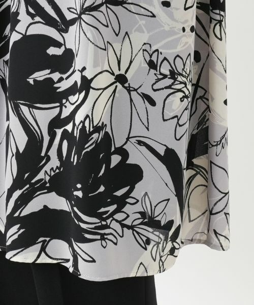 Leilian PLUS HOUSE / レリアンプラスハウス シャツ・ブラウス | プリントロングチュニックブラウス | 詳細13