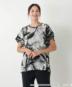 I137 美品 13+ XL レリアンプラスハウス AGNONA レディース Leilian plus house (Women/大きいサイズ)の大きいサイズ 13号