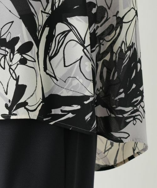 Leilian PLUS HOUSE / レリアンプラスハウス シャツ・ブラウス | ティアードスリーブプリントブラウス | 詳細13