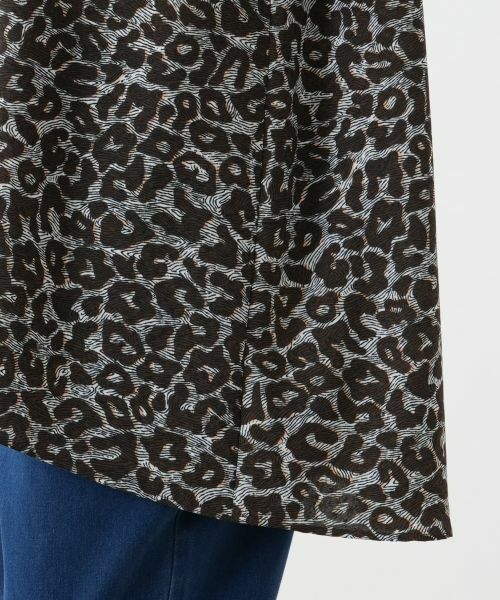 Leilian PLUS HOUSE / レリアンプラスハウス シャツ・ブラウス | レオパードフレアブラウス【プラス企画】 | 詳細10
