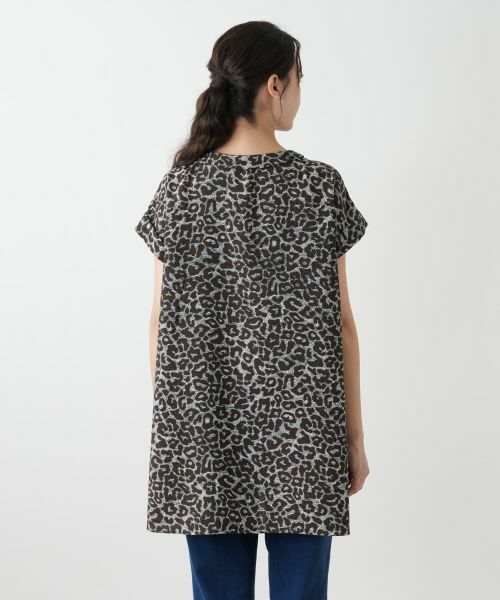 Leilian PLUS HOUSE / レリアンプラスハウス シャツ・ブラウス | レオパードフレアブラウス【プラス企画】 | 詳細6