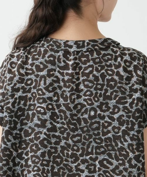 Leilian PLUS HOUSE / レリアンプラスハウス シャツ・ブラウス | レオパードフレアブラウス【プラス企画】 | 詳細8