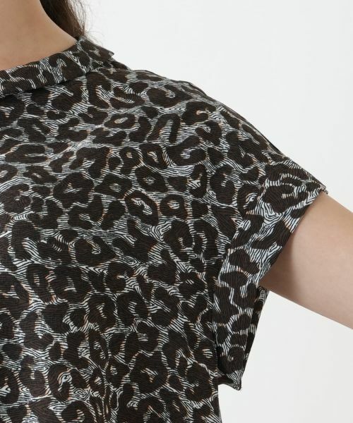 Leilian PLUS HOUSE / レリアンプラスハウス シャツ・ブラウス | レオパードフレアブラウス【プラス企画】 | 詳細9