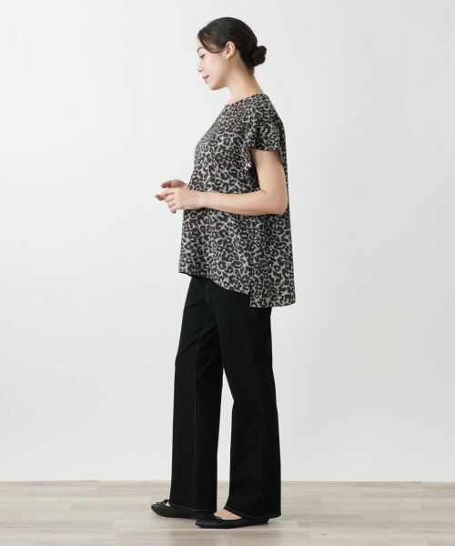 Leilian PLUS HOUSE / レリアンプラスハウス シャツ・ブラウス | レオパードブラウス【プラス企画】 | 詳細2
