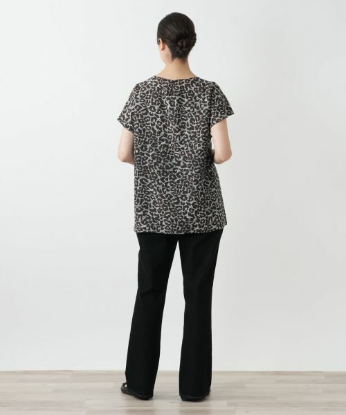 Leilian PLUS HOUSE / レリアンプラスハウス シャツ・ブラウス | レオパードブラウス【プラス企画】 | 詳細3