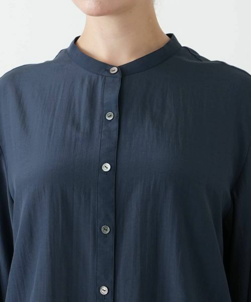 Leilian PLUS HOUSE / レリアンプラスハウス シャツ・ブラウス | スタンドカラーブラウス【プラス企画】 | 詳細10