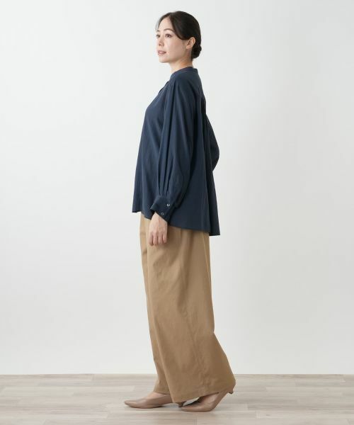 Leilian PLUS HOUSE / レリアンプラスハウス シャツ・ブラウス | スタンドカラーブラウス【プラス企画】 | 詳細5