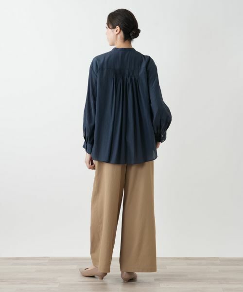 Leilian PLUS HOUSE / レリアンプラスハウス シャツ・ブラウス | スタンドカラーブラウス【プラス企画】 | 詳細6