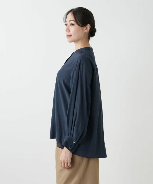 Leilian PLUS HOUSE / レリアンプラスハウス シャツ・ブラウス | スタンドカラーブラウス【プラス企画】 | 詳細8
