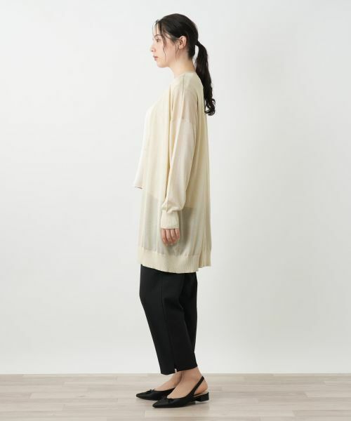 Leilian PLUS HOUSE / レリアンプラスハウス カーディガン・ボレロ | ラメロングカーディガン【BOURGE】 | 詳細8