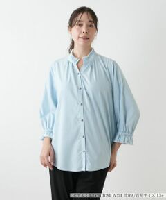 Leilian PLUS HOUSE / レリアンプラスハウス シャツ・ブラウス | フリルカラーブラウス【MUSE BY ROCHAS Premiere】