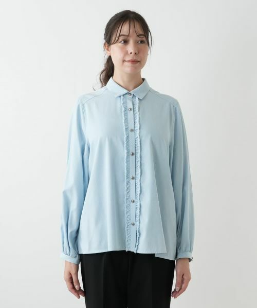 Leilian PLUS HOUSE / レリアンプラスハウス シャツ・ブラウス | フリルブラウス【MUSE BY ROCHAS Premiere】 | 詳細4