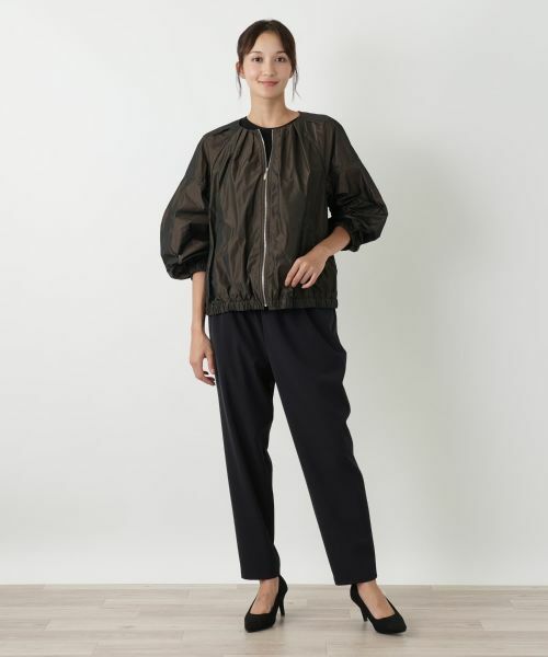 Leilian PLUS HOUSE / レリアンプラスハウス その他アウター | ノーカラージャケット【Leilian WHITE LABEL】 | 詳細1