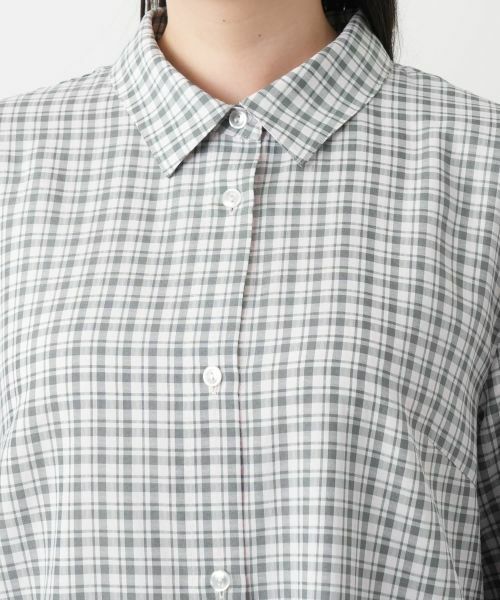 Leilian PLUS HOUSE / レリアンプラスハウス シャツ・ブラウス | チェックブラウス【Leilian WHITE LABEL】 | 詳細10