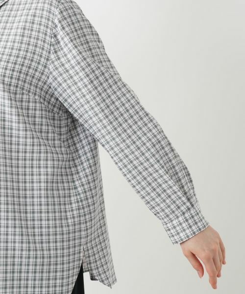Leilian PLUS HOUSE / レリアンプラスハウス シャツ・ブラウス | チェックブラウス【Leilian WHITE LABEL】 | 詳細12