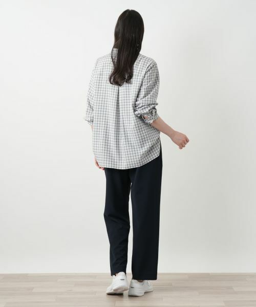 Leilian PLUS HOUSE / レリアンプラスハウス シャツ・ブラウス | チェックブラウス【Leilian WHITE LABEL】 | 詳細6