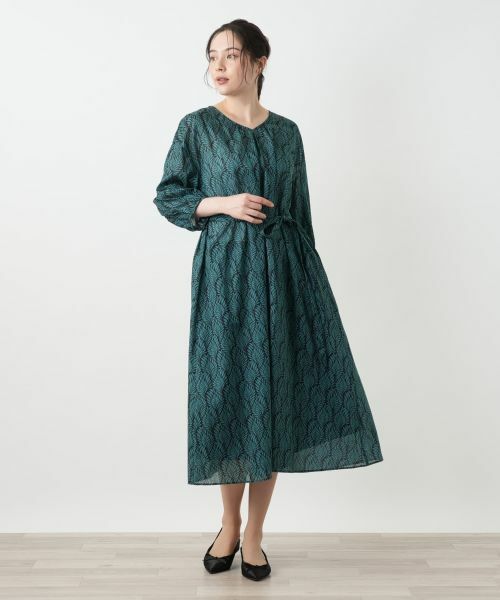 Leilian PLUS HOUSE / レリアンプラスハウス ドレス | プリントフレアワンピース【BOURGE】 | 詳細1