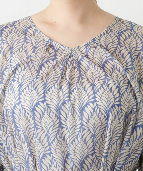 Leilian PLUS HOUSE / レリアンプラスハウス ドレス | プリントフレアワンピース【BOURGE】 | 詳細11