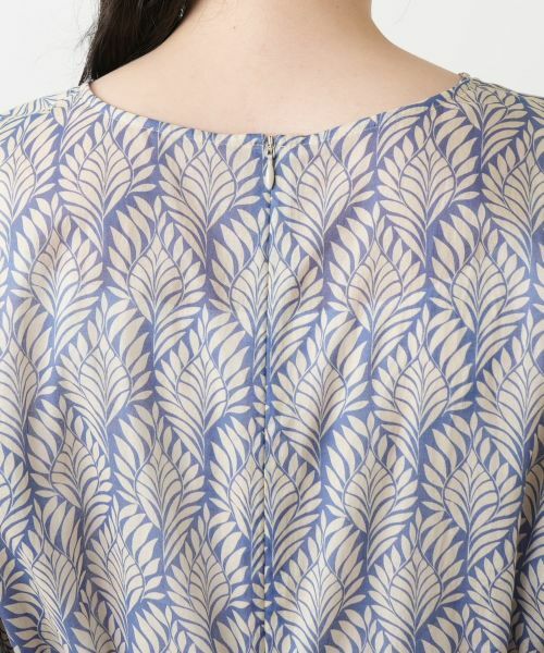 Leilian PLUS HOUSE / レリアンプラスハウス ドレス | プリントフレアワンピース【BOURGE】 | 詳細12