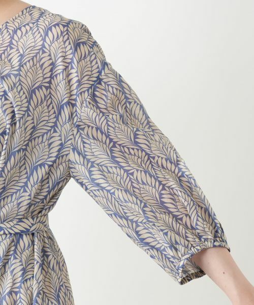 Leilian PLUS HOUSE / レリアンプラスハウス ドレス | プリントフレアワンピース【BOURGE】 | 詳細13