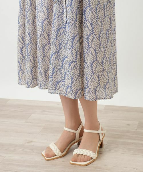 Leilian PLUS HOUSE / レリアンプラスハウス ドレス | プリントフレアワンピース【BOURGE】 | 詳細14