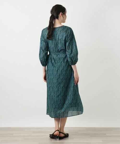 Leilian PLUS HOUSE / レリアンプラスハウス ドレス | プリントフレアワンピース【BOURGE】 | 詳細3