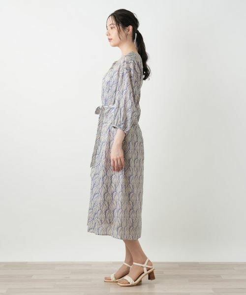 Leilian PLUS HOUSE / レリアンプラスハウス ドレス | プリントフレアワンピース【BOURGE】 | 詳細5