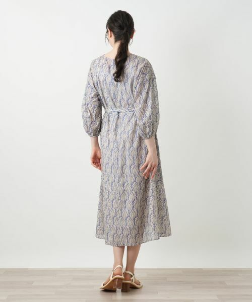 Leilian PLUS HOUSE / レリアンプラスハウス ドレス | プリントフレアワンピース【BOURGE】 | 詳細6