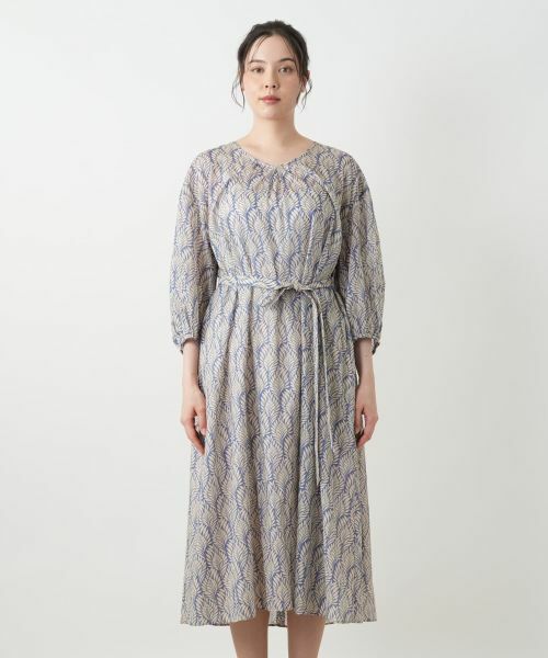 Leilian PLUS HOUSE / レリアンプラスハウス ドレス | プリントフレアワンピース【BOURGE】 | 詳細8