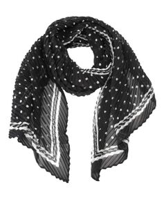 Leilian PLUS HOUSE / レリアンプラスハウス バンダナ・スカーフ | プリーツスカーフ