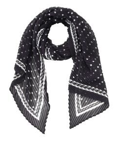 Leilian PLUS HOUSE / レリアンプラスハウス バンダナ・スカーフ | プリーツスカーフ