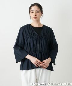 Leilian PLUS HOUSE / レリアンプラスハウス シャツ・ブラウス | Vネックブラウス【BOURGE】