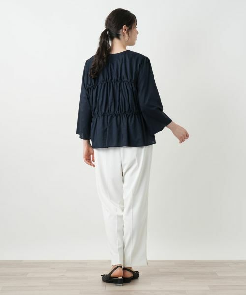 Leilian PLUS HOUSE / レリアンプラスハウス シャツ・ブラウス | Vネックブラウス【BOURGE】 | 詳細6