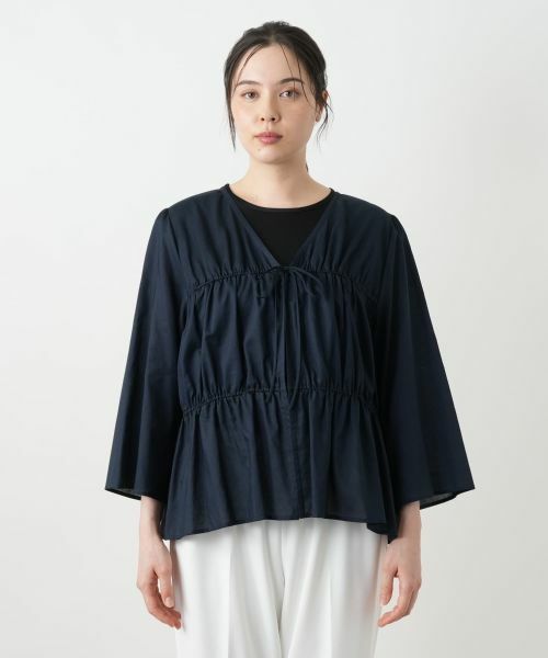 Leilian PLUS HOUSE / レリアンプラスハウス シャツ・ブラウス | Vネックブラウス【BOURGE】 | 詳細7